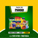 Pack Alimentaire 25.000